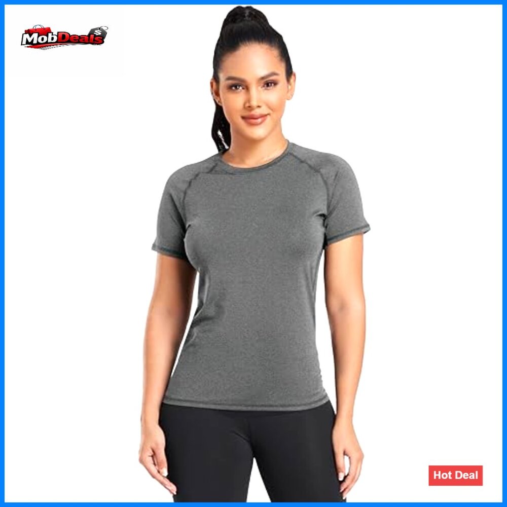 Compression Workout T-Shirts 4 Pack Quick Dry Act… - image 4